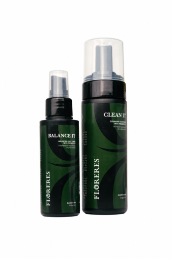 Face foam and toner with probiotics