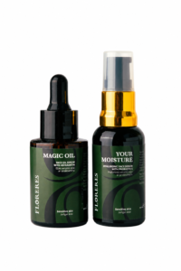 Hyaluronic serum and face oil serum